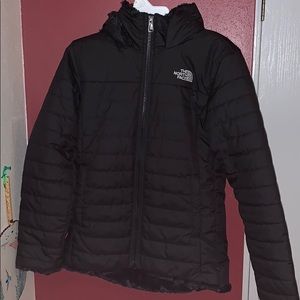 Fur interior North face Jacket sz:youth girls M